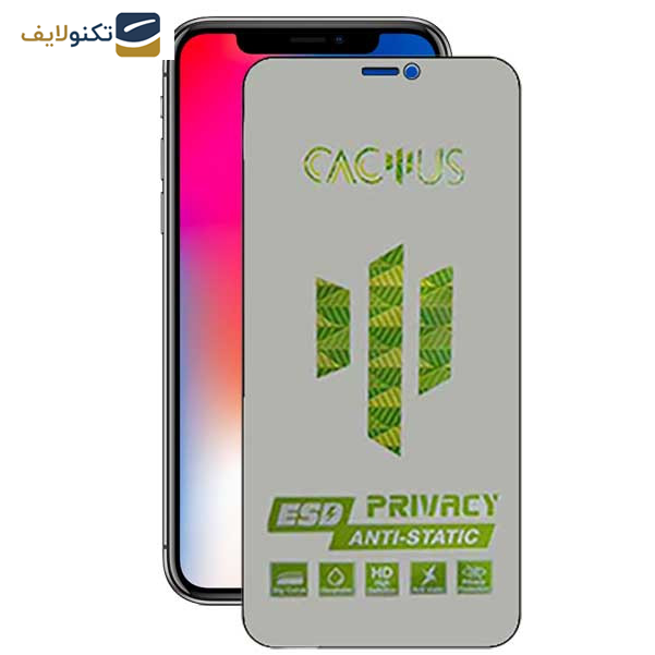 محافظ صفحه نمایش حریم شخصی اپیکوی مدل Cactus-ESD-Privacy مناسب برای گوشی موبایل اپل iPhone Xs/ X محافظ صفحه نمایش حریم شخصی اپیکوی مدل Cactus-ESD-Privacy مناسب برای گوشی موبایل اپل iPhone Xs/ X
