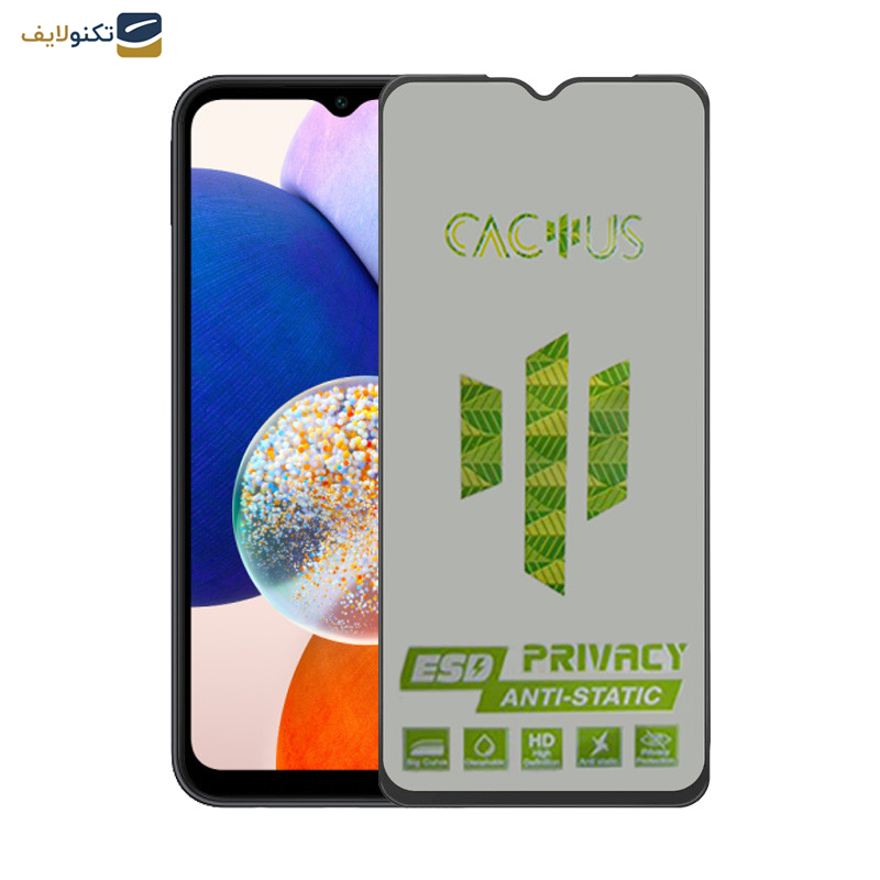 محافظ صفحه نمایش اپیکوی مدل Cactus-ESD-Privacy مناسب برای گوشی موبایل سامسونگ Galaxy A14 4G/5G محافظ صفحه نمایش اپیکوی مدل Cactus-ESD-Privacy مناسب برای گوشی موبایل سامسونگ Galaxy A14 4G/5G