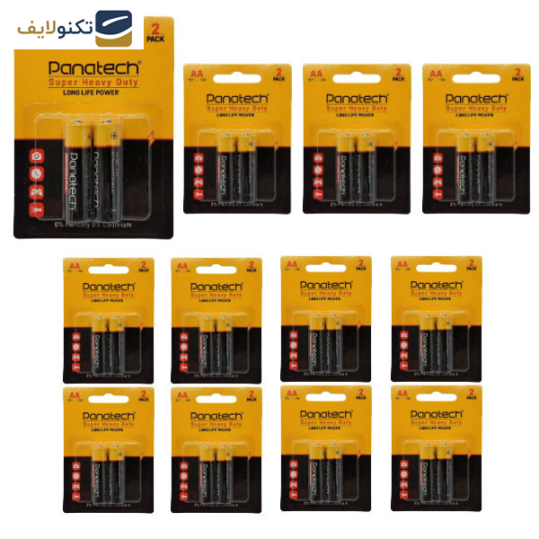 باتری قلمی پاناتک مدل Super Heavy Duty R 6P بسته 24 عددی باتری قلمی پاناتک مدل Super Heavy Duty R 6P بسته 24 عددی