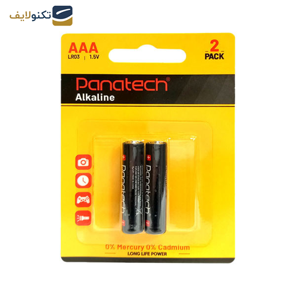باتری نیم قلمی پاناتک مدل Alkaline LR 03 بسته 24 عددی باتری نیم قلمی پاناتک مدل Alkaline LR 03 بسته 24 عددی