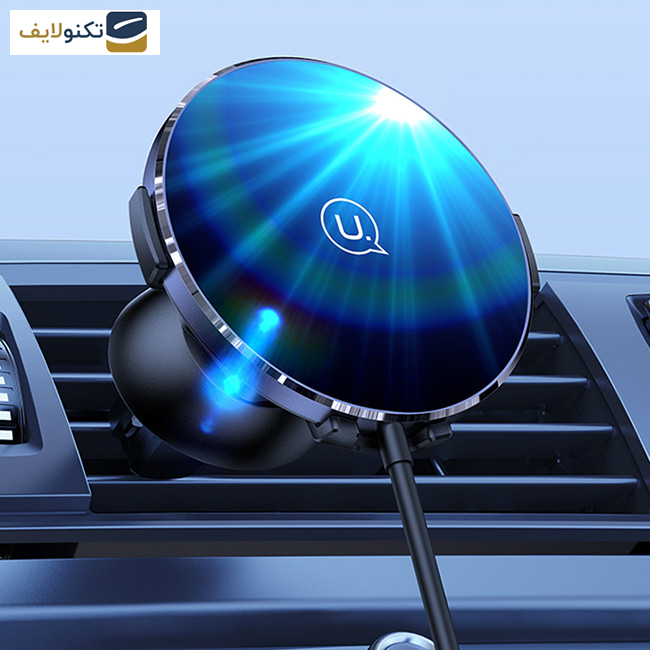 پایه نگهدارنده و شارژر بی سیم گوشی موبایل یوسمز مدل CD164 پایه نگهدارنده و شارژر بی سیم گوشی موبایل یوسمز مدل CD164