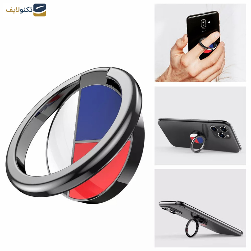 حلقه نگهدارنده گوشی موبایل آها استایل مدل ST12-Black حلقه نگهدارنده گوشی موبایل آها استایل مدل ST12-Black