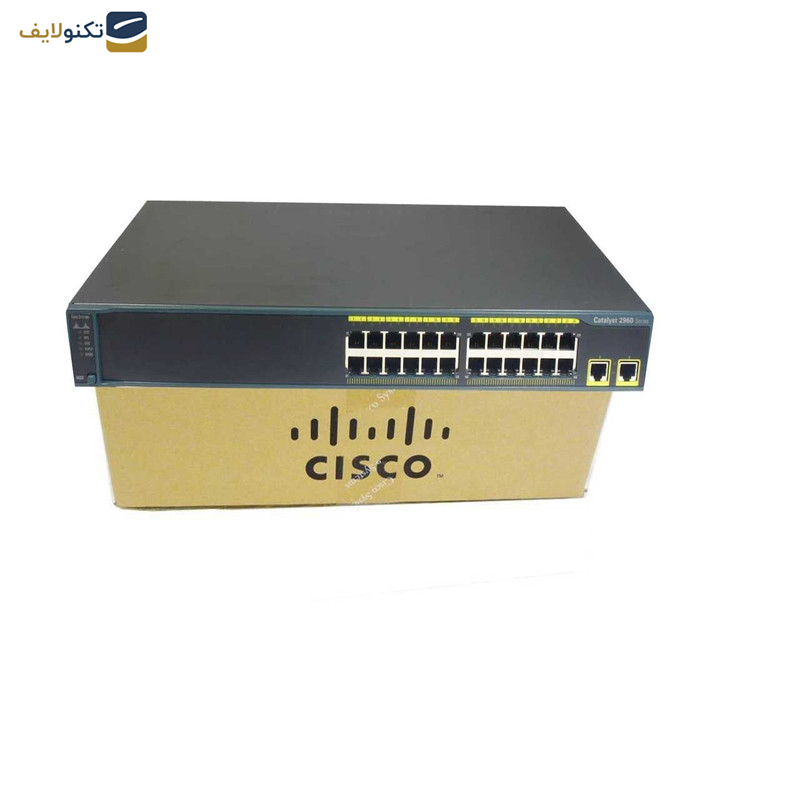 سوئیچ 24 پورت سیسکو مدل WS-C2960-24TT-L سوئیچ 24 پورت سیسکو مدل WS-C2960-24TT-L