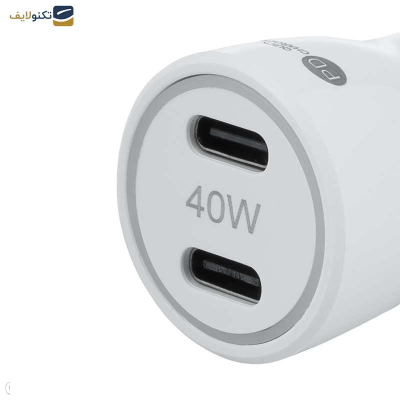 شارژر فندکی 40 وات بنیوس مدل TE-P8 شارژر فندکی 40 وات بنیوس مدل TE-P8