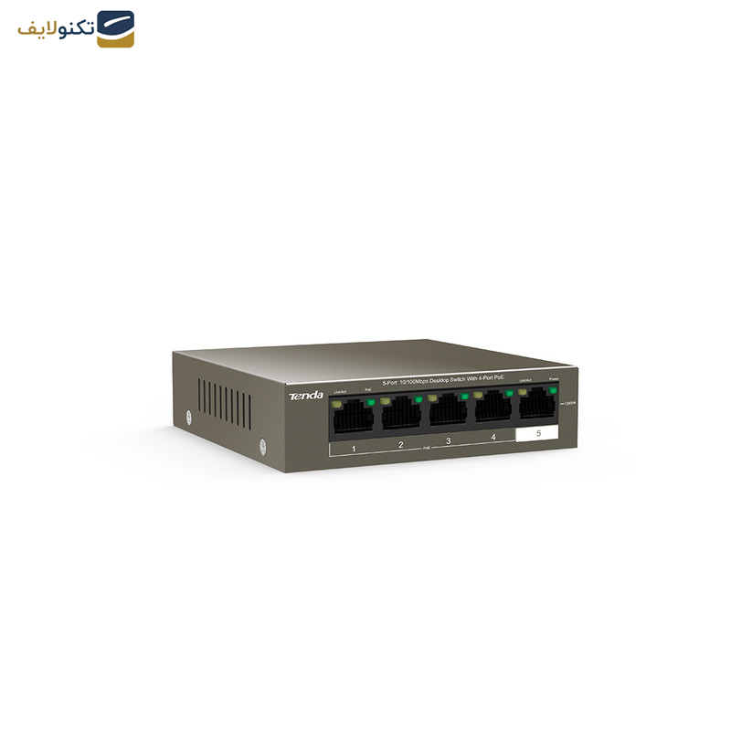 سوییچ 5 پورت تندا مدل TEF1105P-4-38W سوییچ 5 پورت تندا مدل TEF1105P-4-38W