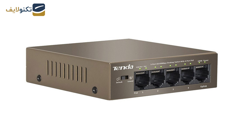 سوییچ 5 پورت 10/100 Mbps تندا مدل TEF1105P-4-63W سوییچ 5 پورت 10/100 Mbps تندا مدل TEF1105P-4-63W