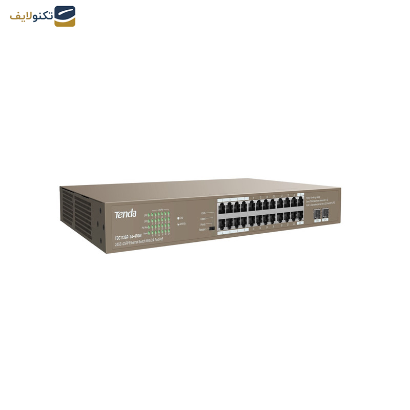 سوییچ 24 پورت POE تندا مدل TEG1126P-24-410W سوییچ 24 پورت POE تندا مدل TEG1126P-24-410W