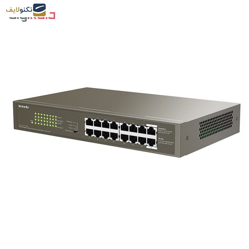 سوییچ 16 پورت POE تندا مدل TEG1116P-16-150W سوییچ 16 پورت POE تندا مدل TEG1116P-16-150W