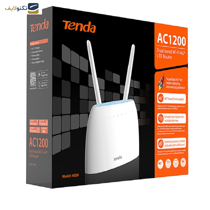 مودم 4.5G تندا مدل 4g09 مودم 4.5G تندا مدل 4g09