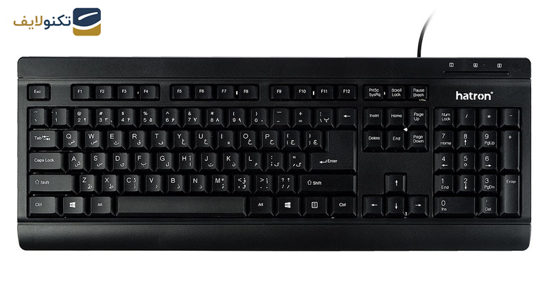 کیبورد و ماوس هترون مدل HKC220 با حروف فارسی کیبورد و ماوس هترون مدل HKC220 با حروف فارسی