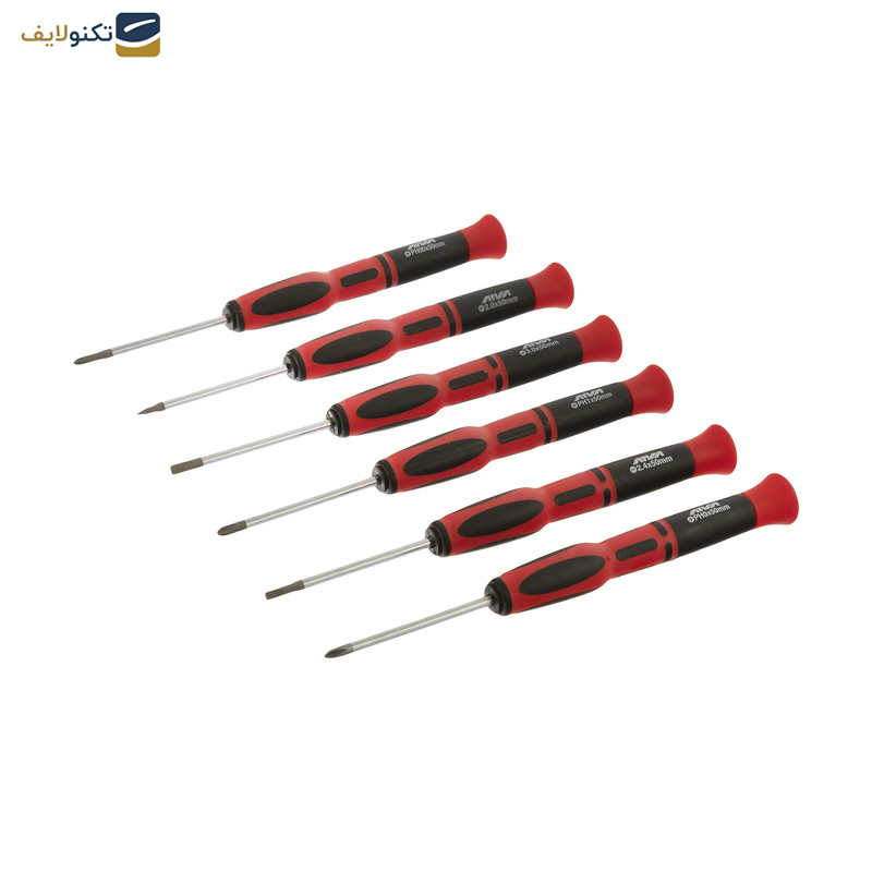 مجموعه 6 عددی پیچ گوشتی آروا کد 4514 مجموعه 6 عددی پیچ گوشتی آروا کد 4514