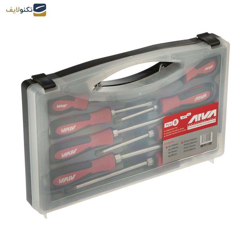 مجموعه 8 عددی پیچ گوشتی آروا کد 4519
