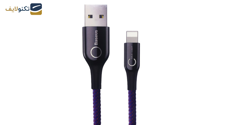 کابل تبدیل USB به Lightning باسئوس مدل C-Shaped به طول 1 متر کابل تبدیل USB به Lightning باسئوس مدل C-Shaped به طول 1 متر