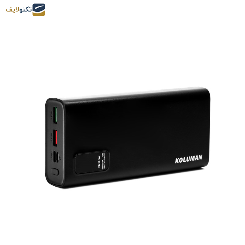 پاوربانک کلومن مدلKP-026 22.5Wظرفیت 20000 میلی آمپر ساعت پاوربانک کلومن مدلKP-026 22.5Wظرفیت 20000 میلی آمپر ساعت