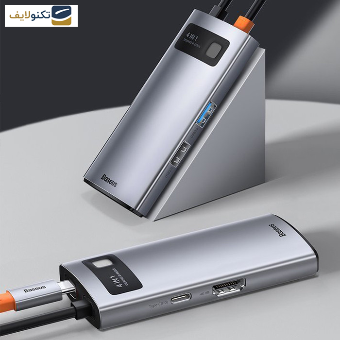 هاب 4 پورت USB-C باسئوس CAHUB-CY0G هاب 4 پورت USB-C باسئوس CAHUB-CY0G
