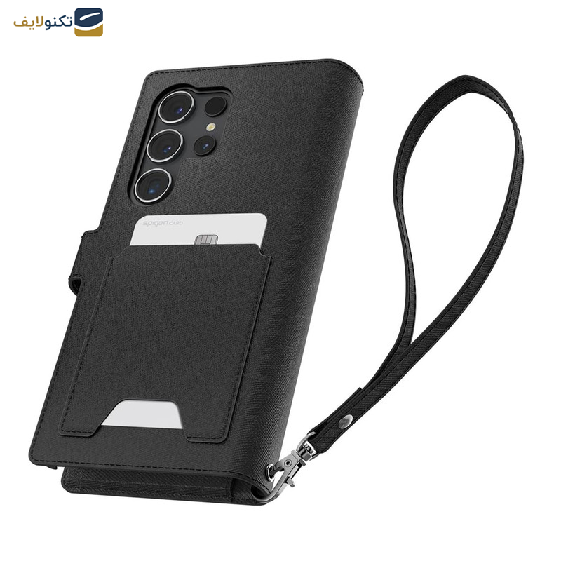 کیف کلاسوری  اسپیگن مدل Wallet S Plus مناسب برای گوشی موبایل سامسونگ Galaxy S24 Ultra