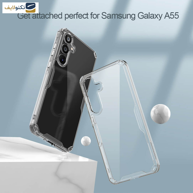 کاور نیلکین مدل Nature TPU Pro مناسب برای گوشی موبایل سامسونگ Galaxy A55 5G کاور نیلکین مدل Nature TPU Pro مناسب برای گوشی موبایل سامسونگ Galaxy A55 5G