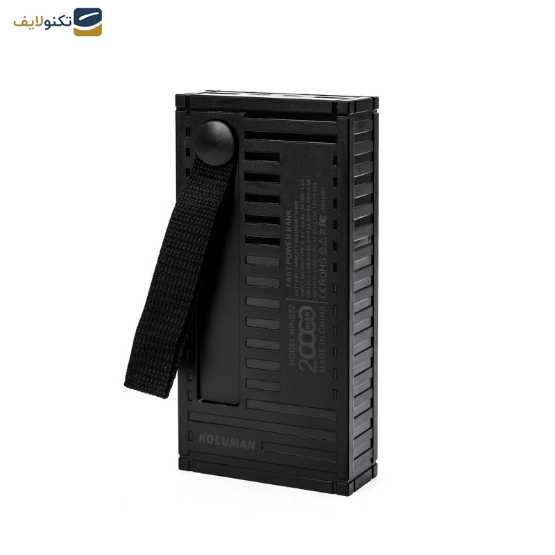 پاوربانک کلومن مدل KP-022 22.5W ظرفیت 20000 میلی آمپر ساعت پاوربانک کلومن مدل KP-022 22.5W ظرفیت 20000 میلی آمپر ساعت