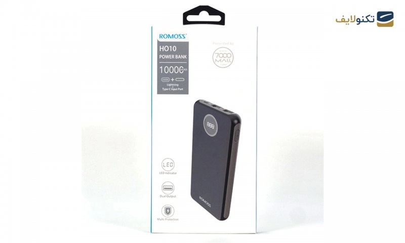 پاوربانک روموس مدل Horus H010 با ظرفیت 10000 میلی آمپر ساعت