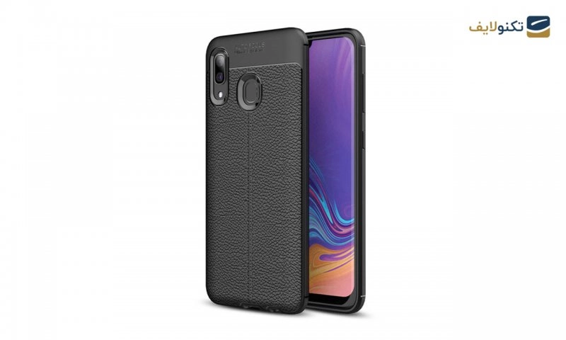 قاب ژله ای طرح چرم مدل Auto Focus مناسب برای گوشی سامسونگ Galaxy A30 