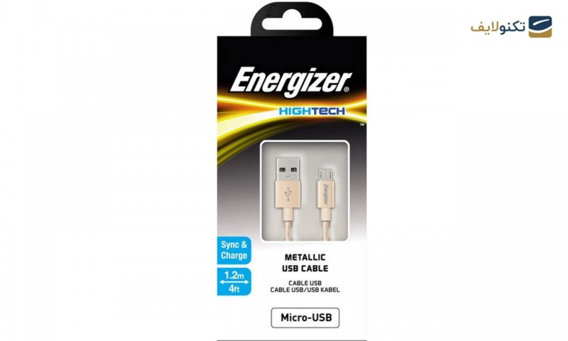 کابل میکرو USB انرجایزر مدل HT با طول 1.2 متر و رنگ طلایی کابل میکرو USB انرجایزر مدل HT با طول 1.2 متر و رنگ طلایی