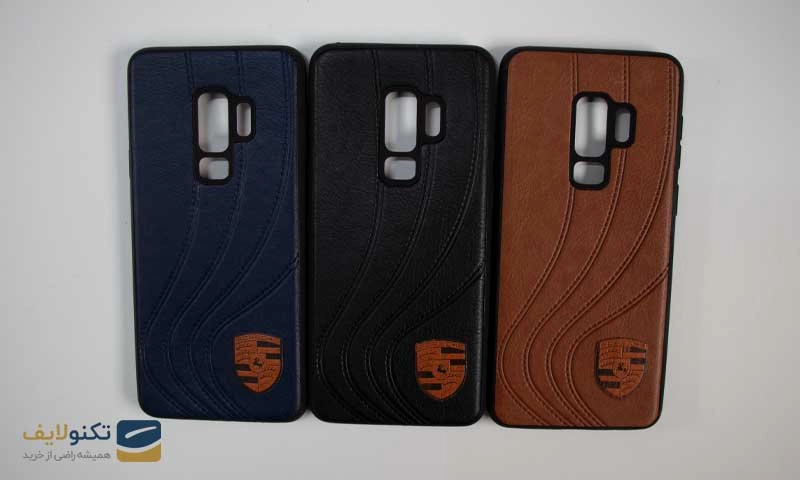 کاور سیلیکونی طرح چرم سامسونگ Galaxy S9 کاور سیلیکونی طرح چرم سامسونگ Galaxy S9