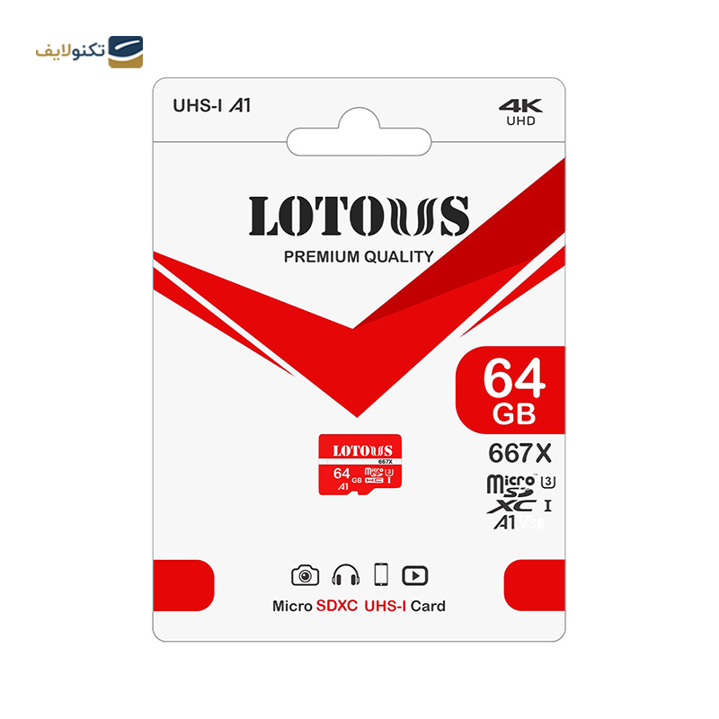 gallery-کارت حافظه microSDXC لوتوس استاندارد U3 مدل 667X ظرفیت 32 گیگابایت copy.png gallery-کارت حافظه microSDXC لوتوس استاندارد U3 مدل 667X ظرفیت 32 گیگابایت copy.png