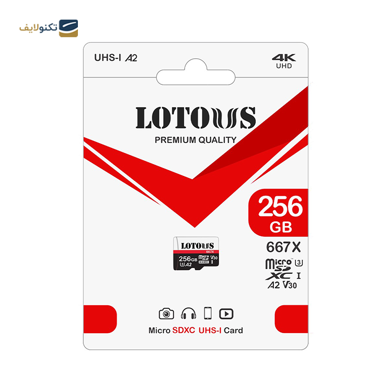 gallery-کارت حافظه microSDHC لوتوس استاندارد U3 A2 مدل 667X ظرفیت 128 گیگابایت copy.png gallery-کارت حافظه microSDHC لوتوس استاندارد U3 A2 مدل 667X ظرفیت 128 گیگابایت copy.png
