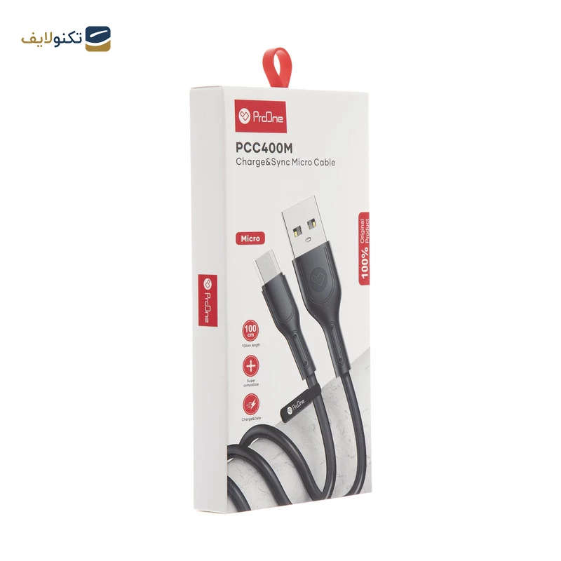 کابل تبدیل USB به microUSB پرووان مدل PCC400M طول 1 متر کابل تبدیل USB به microUSB پرووان مدل PCC400M طول 1 متر
