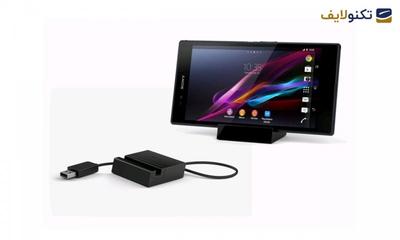 پایه شارژ مغناطیسی گوشی Xperia Z Ultra و تبلت Z3 Compact - مدل DK30