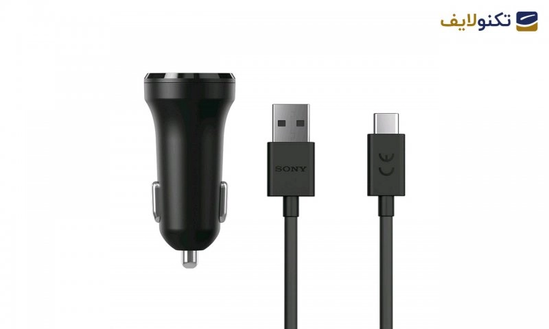 شارژر فندکی فست شارژ سونی مدل AN430 همراه با کابل سونی USB Type-C شارژر فندکی فست شارژ سونی مدل AN430 همراه با کابل سونی USB Type-C
