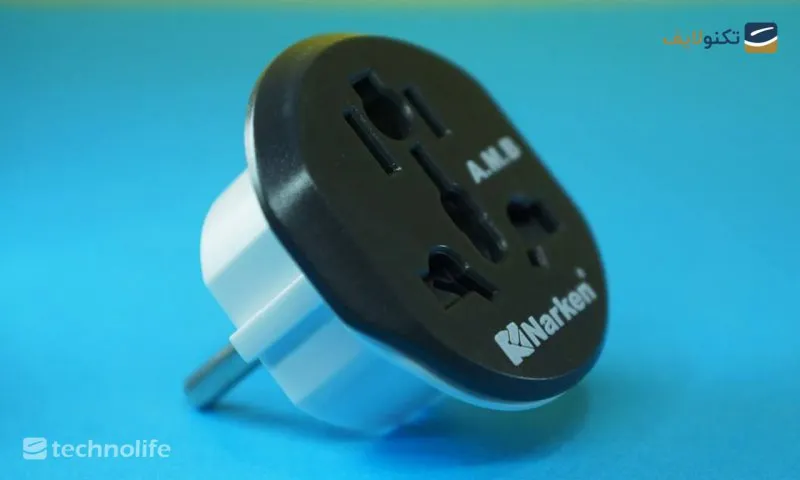 مبدل برق 3 به 2 نارکن مدل NK-605K2 مبدل برق 3 به 2 نارکن مدل NK-605K2