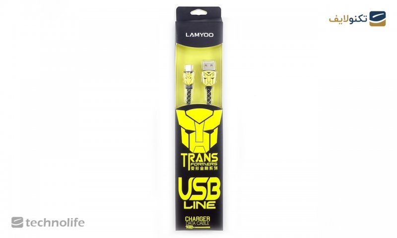 کابل تایپ سی لامیو مدل Transformers به طول 1 متر