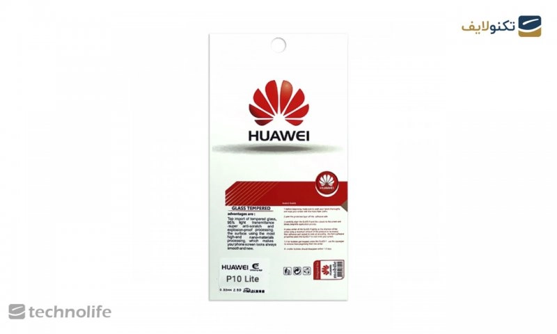 محافظ صفحه شیشه ای تخت (گلس) TESLA گوشی Huawei p10 lite 