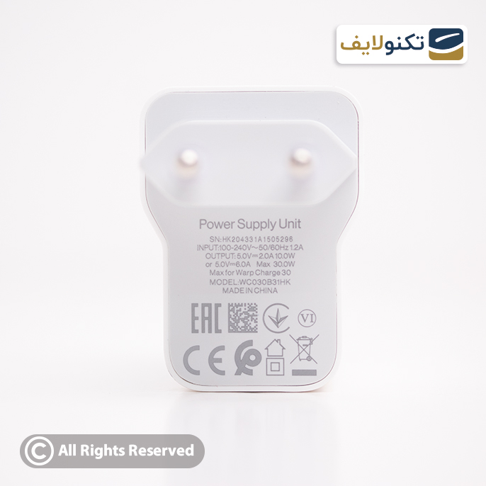 gallery- شارژر اصلی وان پلاس 30 وات مدل WC030B31HK دو شاخه بدون تبدیل-gallery-1-TLP-8040_f2c03658-48cf-4e79-8134-e34169d6f18b.png gallery- شارژر اصلی وان پلاس 30 وات مدل WC030B31HK دو شاخه بدون تبدیل-gallery-1-TLP-8040_f2c03658-48cf-4e79-8134-e34169d6f18b.png
