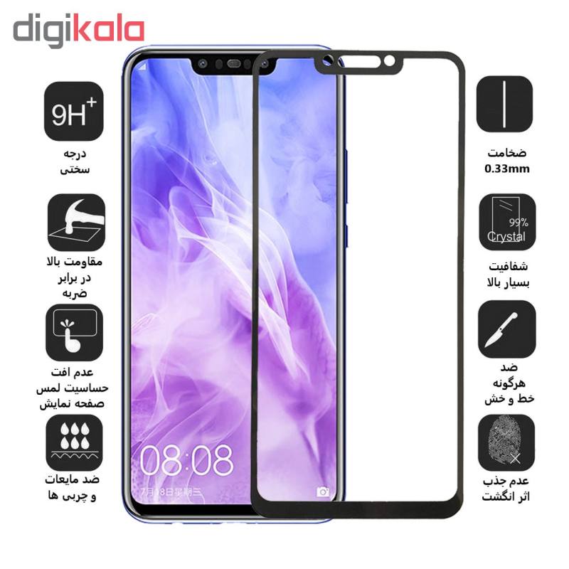 گلس گوشی هوآوی Nova 3 بوف 5D مدل F33 گلس گوشی هوآوی Nova 3 بوف 5D مدل F33