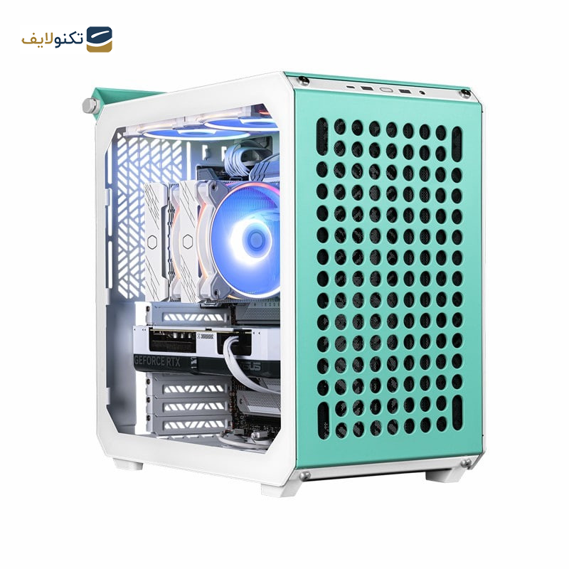 کیس کامپیوتر کولر مستر مدل QUBE 500 FLATPACK MACARON EDITION