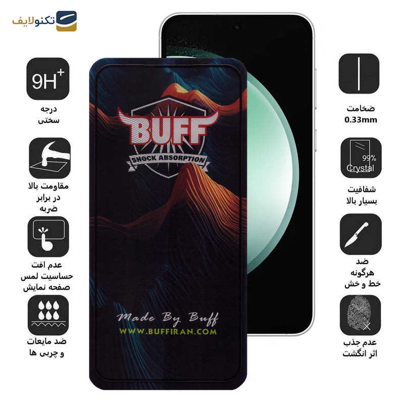 محافظ صفحه نمایش بوف مدل Mountain مناسب برای گوشی موبایل سامسونگ Galaxy S23 FE / A54 محافظ صفحه نمایش بوف مدل Mountain مناسب برای گوشی موبایل سامسونگ Galaxy S23 FE / A54