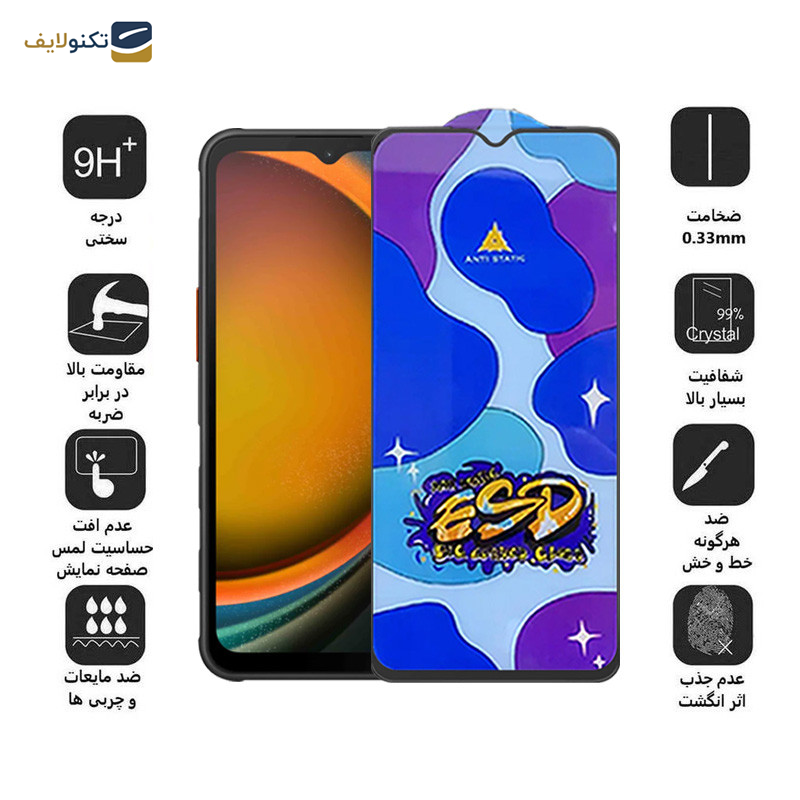 محافظ صفحه نمایش اپیکوی مدل Star ESD مناسب برای گوشی موبایل سامسونگ Galaxy A14 4G/5G /Xcover7 محافظ صفحه نمایش اپیکوی مدل Star ESD مناسب برای گوشی موبایل سامسونگ Galaxy A14 4G/5G /Xcover7