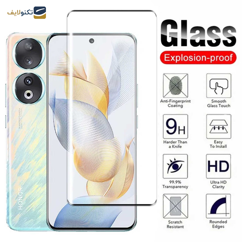 محافظ صفحه نمایش بوف مدل FullGlue-Max مناسب برای گوشی موبایل آنر 90 / 90 Pro محافظ صفحه نمایش بوف مدل FullGlue-Max مناسب برای گوشی موبایل آنر 90 / 90 Pro