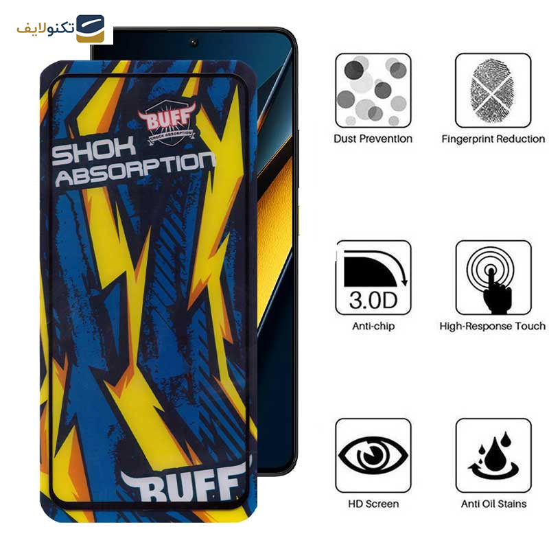 محافظ صفحه نمایش بوف مدل Shock-Shock-G مناسب برای گوشی موبایل شیائومی Poco X6 Pro 5G / Poco X6 5G / Poco M6 Pro 4G محافظ صفحه نمایش بوف مدل Shock-Shock-G مناسب برای گوشی موبایل شیائومی Poco X6 Pro 5G / Poco X6 5G / Poco M6 Pro 4G