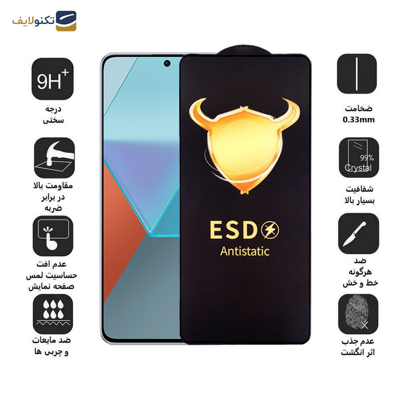 محافظ صفحه نمایش اپیکوی مدل Golden ESD مناسب برای گوشی موبایل شیائومی Redmi Note 13 Pro 4G/5G /Note 13 4G/5G /Note 13R Pro محافظ صفحه نمایش اپیکوی مدل Golden ESD مناسب برای گوشی موبایل شیائومی Redmi Note 13 Pro 4G/5G /Note 13 4G/5G /Note 13R Pro