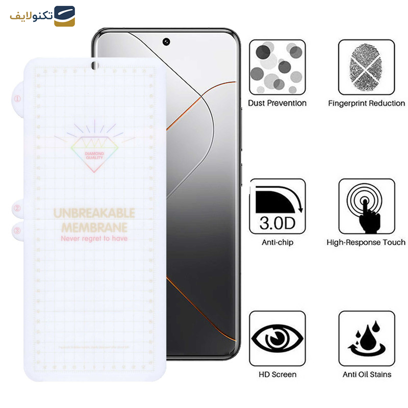 محافظ صفحه نمایش بوف مدل Hydrogel-G مناسب برای گوشی موبایل شیائومی 14 Pro / 14 Ultra / 12 Pro محافظ صفحه نمایش بوف مدل Hydrogel-G مناسب برای گوشی موبایل شیائومی 14 Pro / 14 Ultra / 12 Pro