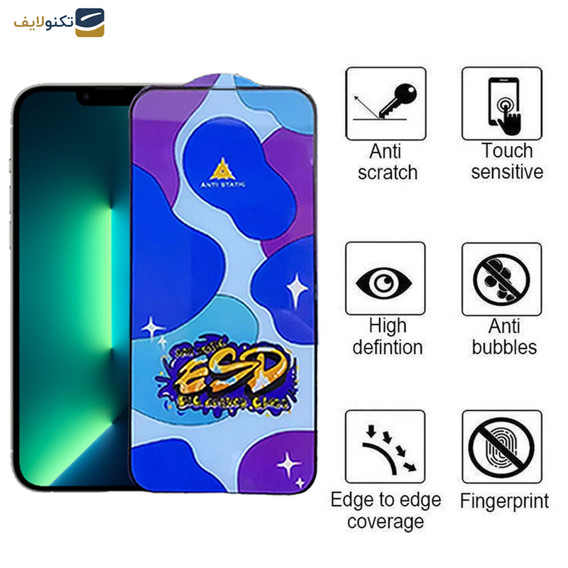 محافظ صفحه نمایش اپیکوی مدل Star ESD مناسب برای گوشی موبایل اپل iPhone 13 Pro Max/14 Plus محافظ صفحه نمایش اپیکوی مدل Star ESD مناسب برای گوشی موبایل اپل iPhone 13 Pro Max/14 Plus