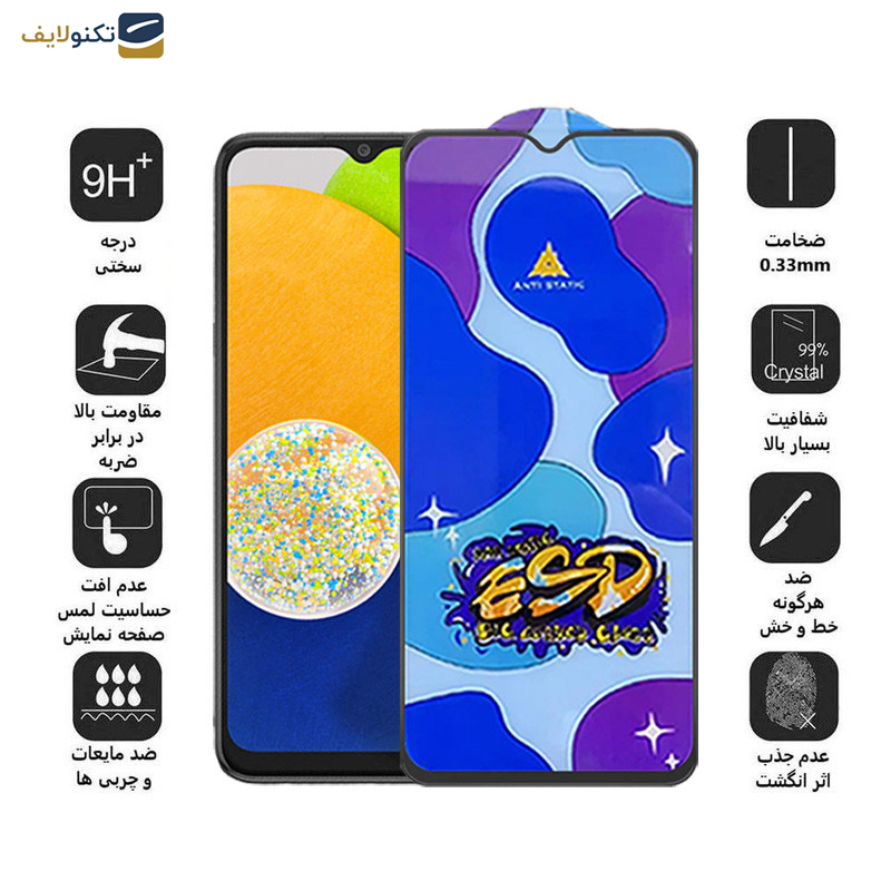 محافظ صفحه نمایش اپیکوی مدل Star ESD مناسب برای گوشی موبایل سامسونگ Galaxy A03 4G/A03s 4G/A03 Core 4G/A02 4G/A02s 4G محافظ صفحه نمایش اپیکوی مدل Star ESD مناسب برای گوشی موبایل سامسونگ Galaxy A03 4G/A03s 4G/A03 Core 4G/A02 4G/A02s 4G