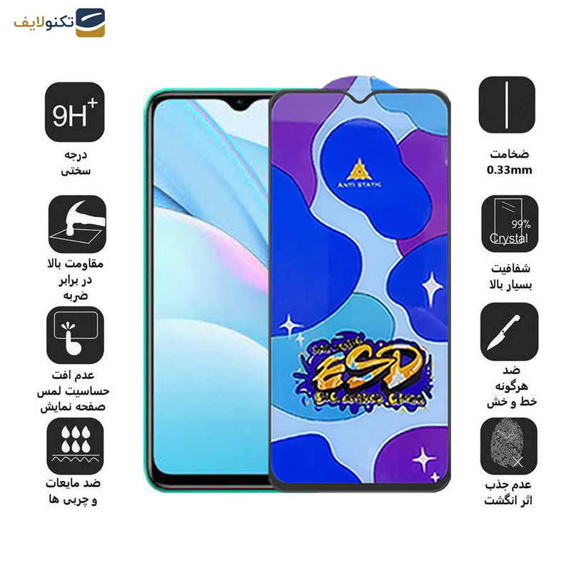 محافظ صفحه نمایش اپیکوی مدل Star ESD مناسب برای گوشی موبایل شیائومی Redmi Note 9 4G/Note 8 Pro/9 Prime 4G/9/9 Power 4G/10A محافظ صفحه نمایش اپیکوی مدل Star ESD مناسب برای گوشی موبایل شیائومی Redmi Note 9 4G/Note 8 Pro/9 Prime 4G/9/9 Power 4G/10A