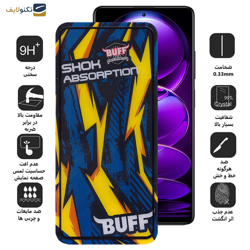 محافظ صفحه نمایش بوف مدل Shock-Shock-G مناسب برای گوشی موبایل شیائومی Redmi Note 12 Discovery/Note 12 Explorer/Note 12 Pro Speed محافظ صفحه نمایش بوف مدل Shock-Shock-G مناسب برای گوشی موبایل شیائومی Redmi Note 12 Discovery/Note 12 Explorer/Note 12 Pro Speed