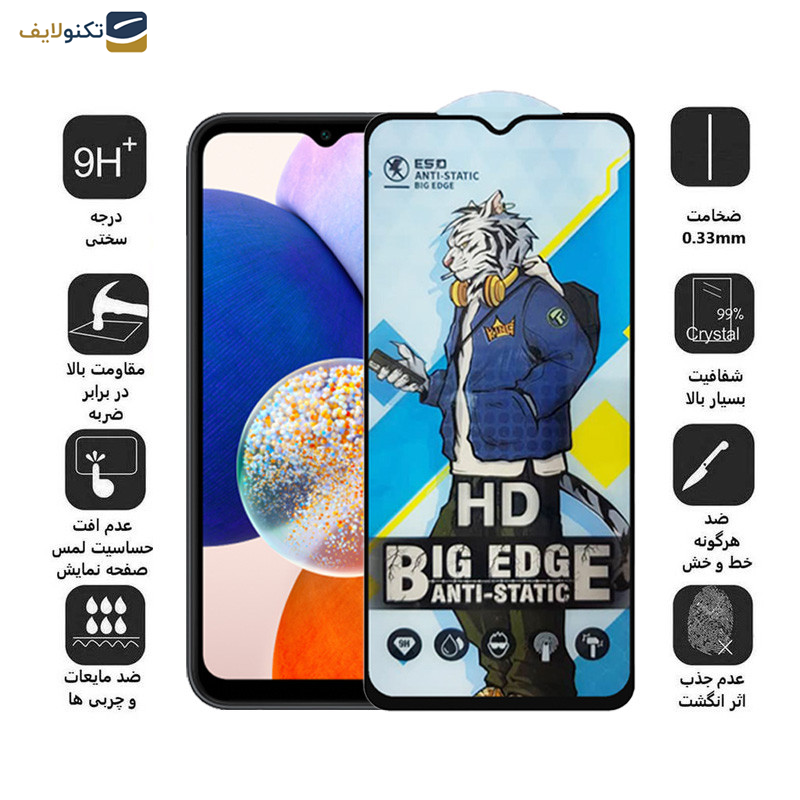 محافظ صفحه نمایش اپیکوی مدل Tiger-Big Edge مناسب برای گوشی موبایل سامسونگ Galaxy A14 4G/5G /A13 4G/5G /A23 4G/5G محافظ صفحه نمایش اپیکوی مدل Tiger-Big Edge مناسب برای گوشی موبایل سامسونگ Galaxy A14 4G/5G /A13 4G/5G /A23 4G/5G