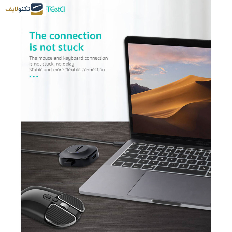 هاب 5 پورت USB-C کوتتسی مدل 83010 هاب 5 پورت USB-C کوتتسی مدل 83010