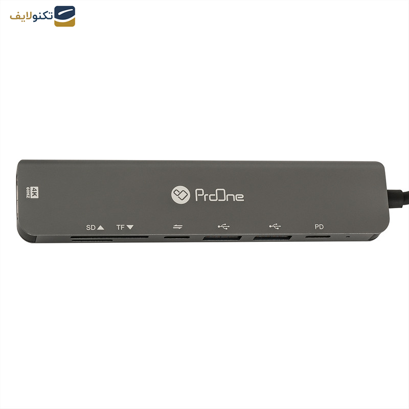 هاب 7 پورت USB-C پرووان مدل PHU565 هاب 7 پورت USB-C پرووان مدل PHU565
